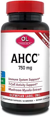 Premium AHCC Supplement–750mg Of AHCC Per Capsule–Supports Immune Health Liver  • $147.44