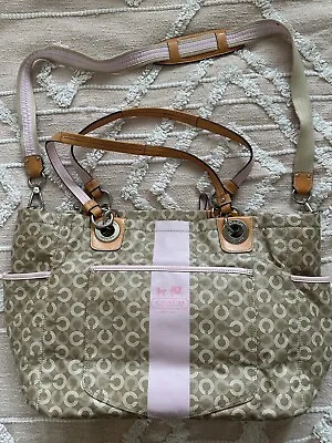Coach Pink Nappy Diaper Multi Functional Tote Bag • $215