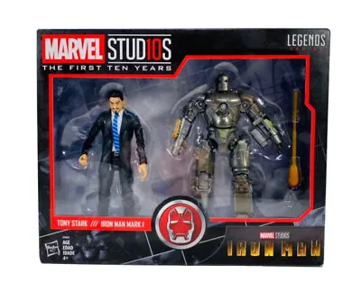 Marvel Legends Iron Man Tony Stark Iron Monger Exclusive Figure2 Pack Hasbro Toy • $51