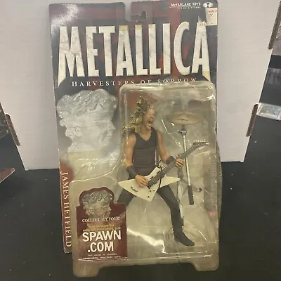 Metallica James Hetfield Action Figure McFarlane Toys 2001 Harvesters Of Sorrow • $90