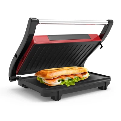$34.95 • Buy Panini Press Grill Non Stick Gourmet Sandwich Maker Burger Bread Steak Cooker