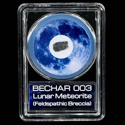 Moon Rock Lunar Meteorite Bechar 003 Algerian Sahara Desert Discovered 2022 COA • $45.99