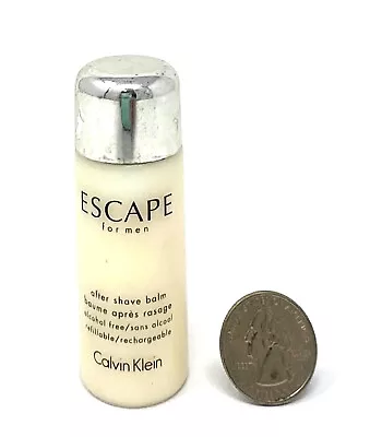 Escape For Men (Vintage) Calvin Klein 1oz After Shave Balm Travel Size New Unbox • $14.95