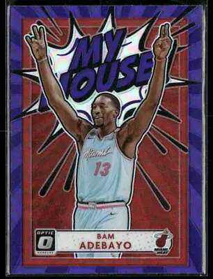 Bam Adebayo 2020-21 Donruss Optic 16 My House Purple Miami Heat • $1.80