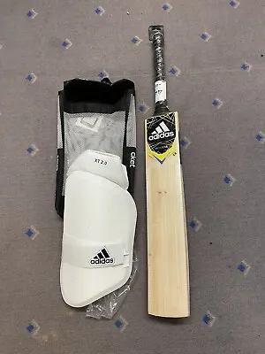 £79.97 • Buy Adidas Cricket Bundle Incurza 5.0 Bat Size Harrow RRP £95 + Youth LH Thigh Pads