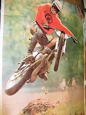 Rare NOS 1972 Motorcross Motorcycle CZ  Poster • $24.99