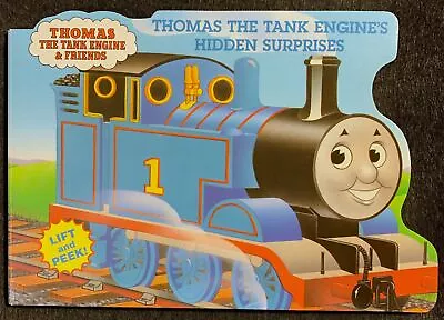 THOMAS THE TANK ENGINE'S HIDDEN SURPRISES Board Book Lift And Peek NEW • $4.49