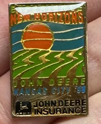 JOHN DEERE Insurance Kansas City New Horizons 1998 Lapel Hat Pin  • $12