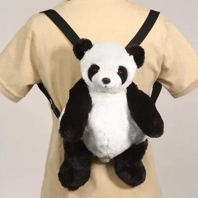 Fiesta Kids Plush ZOO Wild Animal Panda 16  Backpack Travel Bag Toy NEW • £24.32