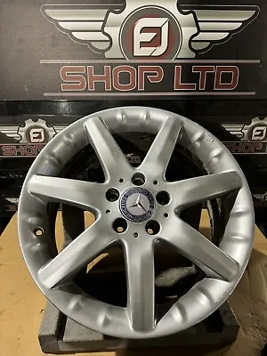 1 ORIGINAL Mercedes W203 Alloy Wheel Rim 7 Spoke 17  ET37 75J A2034011802 FRONT • $87.12