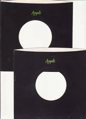 Apple Records- 2 Original 1970's 45 Record Company Sleeves • $9