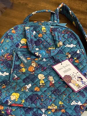 NWT Vera Bradley PEANUTS FALL MEADOW Mini Tote Backpack Bag. Excellent Cond • $159.99