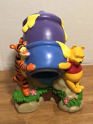 Vintage Disney Winnie The Pooh & Tigger DIXIE CUP Dispenser Holder EUC • $21.99