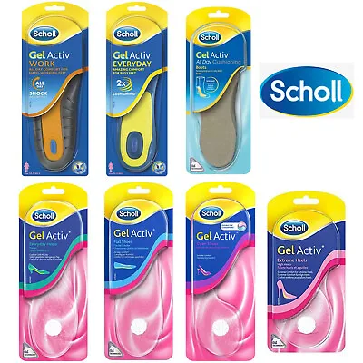 £5.99 • Buy Scholl Gel Activ Womens Insoles - Large Range Available