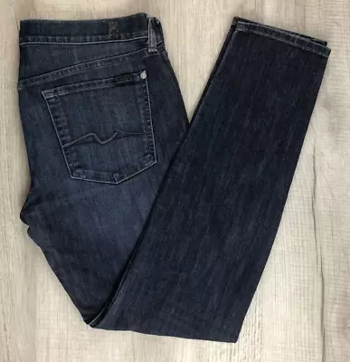 7 For All Mankind Jeans Gwenevere Blue Denim Women’s Size 32 (Actual W34xL29.5) • $32.80