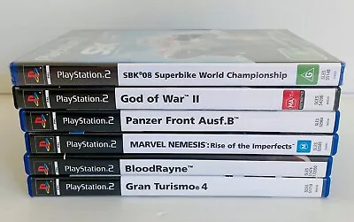 SONY Playstion 2 - Games Bundle X 6 Bloodrayne / God Of War - With Manuals • $64.95