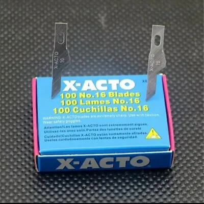 X-ACTO X616 .100-Pc. No.16 Bulk Pack Blades For X-Acto Knives New • $24.50