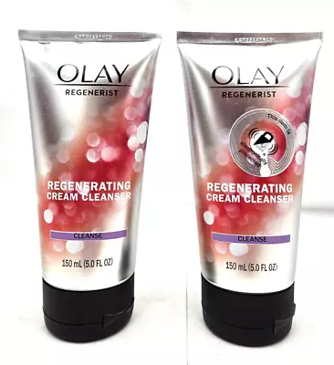 Olay Regenerist Regenerating Cream Cleanser 5 Fl Oz Hydrate Smooth Lot Of 2 NEW • $15.99