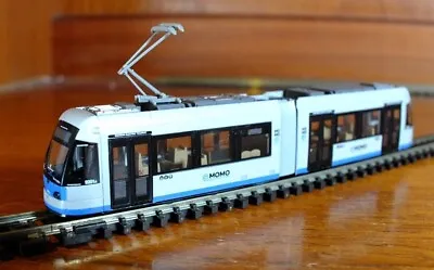 Tomytec N Gauge Okayama 9200 MOMO Tram In White And Blue • £78