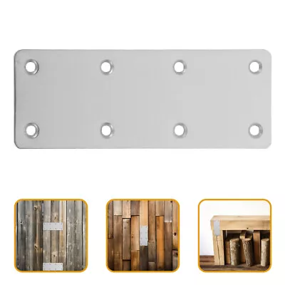  5 Pcs Metal Brackets For Wood Plate With Holes Flat Furniture • £17.28