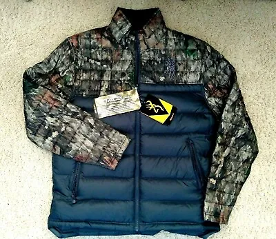 NWT ~ Browning Full Zip A-Tacs Camo Jacket ~ NEW Men's $199 Sizes M And 2XL • $89.99