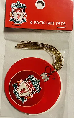 £2.99 • Buy Liverpool FC Gift Tag 6 Pack Christmas Gift Tag Baubles Shaped Gift Tags