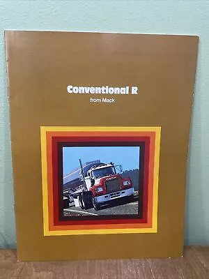 1978 Mack Trucks Conventional R Sales Brochure Original • $24.65