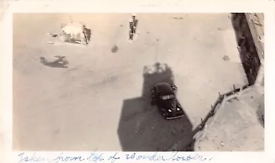 Old Photo Snapshot Old Vintage Car View From Wonder Tower #19 Z24 • $11.55