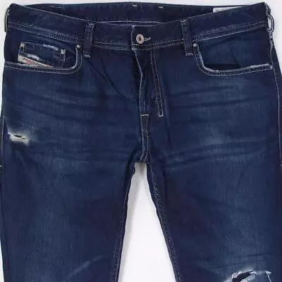 Mens Diesel ZATHAN 008LC Bootcut Blue Jeans W34 L34 • $40.68