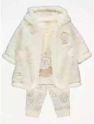 Bnwt Age 0-3 3-6 6-9 Months Baby Boys Disney Dumbo Pyjamas & Dressing Gown Set • £10