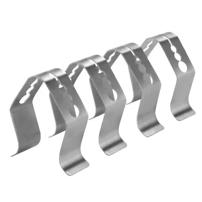 4Pcs Kitchen Stainless Steel BBQ Thermometer Probe Clips Holder 3-Hole Clamps 35 • $10.01