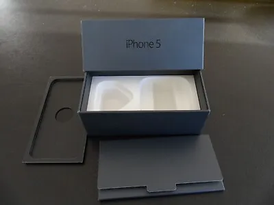 Apple IPhone 5 Black 16GB With Decal **EMPTY BOX ONLY** • £2.50