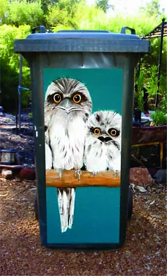 'Wise Ones' Owl Wheelie Bin Sticker • $45