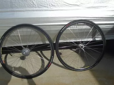 Campagnolo Record ? Mavic Ceramic Wheelset 700c 9 Speed Campy Cassette/real Nice • $295