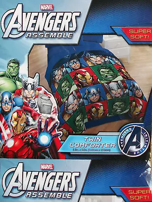 Avengers Gallery Assembled Marvel Multi-color Twin Comforter Bedding New • $99.50