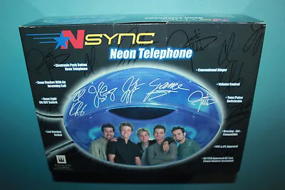 NSYNC NEON TELEPHONE PHONE NEW 2001 Box Has NEVER Been Opened !!! RARE Vintage • $110