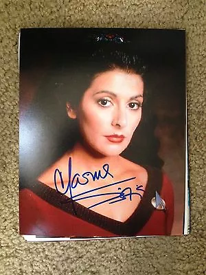 Marina Sirtis Autographed 8x10 Photo Star Trek Deanna Troi The Next Generation  • $29.99