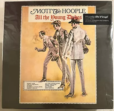 Mott The Hoople – All The Young Dudes - 180g Audiophile Vinyl Lp - Vg+ - 6033 • $33.75