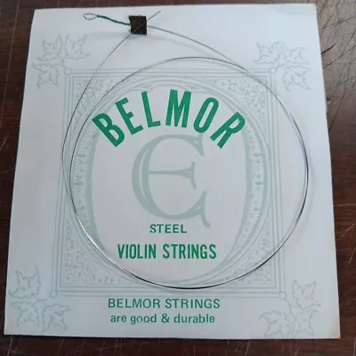 1 Belmor Violin E String  Steel  NOS Made In USA  70's  • $3