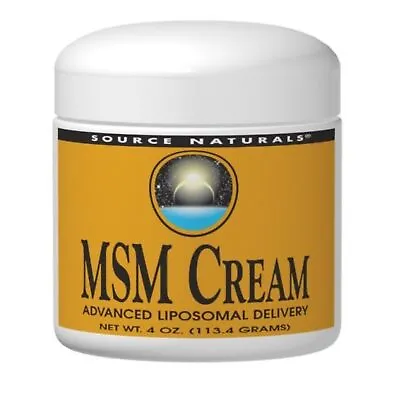 $13.80 • Buy Source Naturals, Inc. MSM (Methylsulfonylmethane) Cream 4 Oz Cream