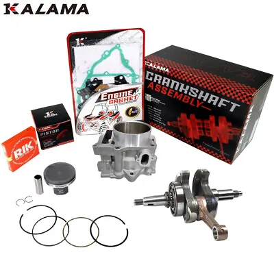 Engine Rebuild Kit For Yamaha Grizzly 700 Crankshaft Cylinder PistonGasket 07~13 • $692.55