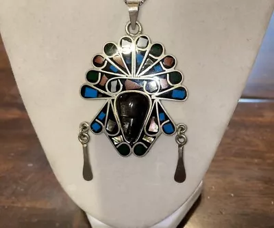 Sterling Silver Pendant Native Mexican 925 Sterling • $45