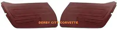 $559.99 • Buy 1970 - 1976 Corvette C3 BASIC Door Panels W/Felt  (PAIR) CHOOSE COLOR