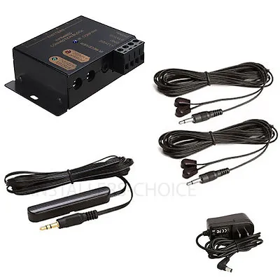 Hidden IR Infrared Remote Control Repeater Extender 2 Emitters 1 Receiver  Kit • $23.95
