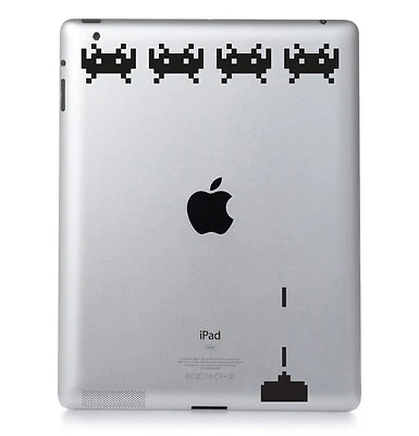 £2.45 • Buy SPACE INVADERS Retro Game. Apple IPad Mac Macbook Laptop Sticker Vinyl Decal