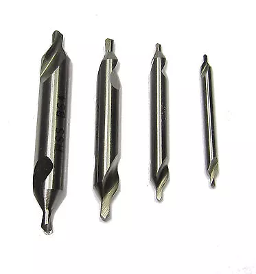 Centre Drill 4pc Set 1mm 1.6mm 2mm 2.5mm Metal Lathe Working Tools Rdgtools • £6.95