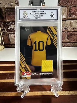Sweden Zlatan Ibrahimovic Player Worn Patch Football Card By Leaf  Mgc 10 • £49.95