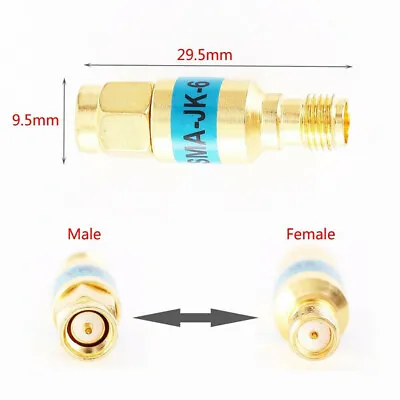 2W Gold SMA DC BLOCK Male To Female 50ohms DC-6G SMA-JK Connectors DC-Blocks • $9.99