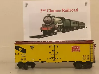 O Scale Trains K-Line Rock Island Reefer 7608 • $12.99