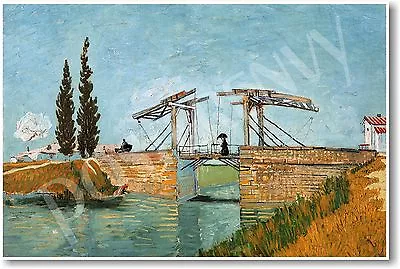 Vincent Van Gogh - Langlois Bridge At Arles 1888 - NEW Dutch Art Print POSTER • $9.99